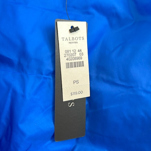 Talbots Quilted Vest - Cobalt Blue - Picture 2 of 4